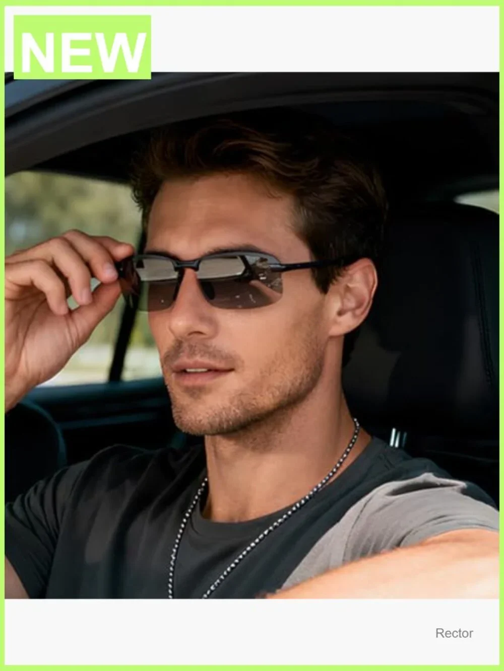 Polarized Photochromic Sunglasses Day Night Driving Safety Wrap Around